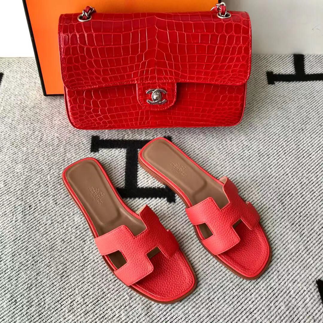 에르메스 올수공 오란 슬리퍼 샌들 토고 16